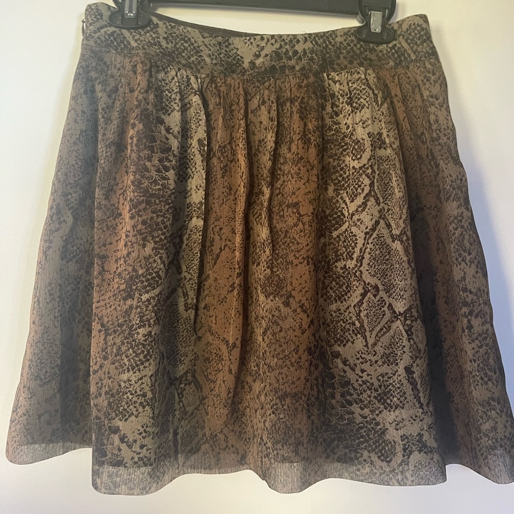 Banana Republic Heritage Collection animal print miniskirt